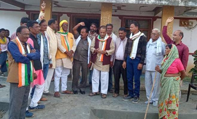 Betul Samachar : राहुल के पक्ष में किया जनसम्पर्क