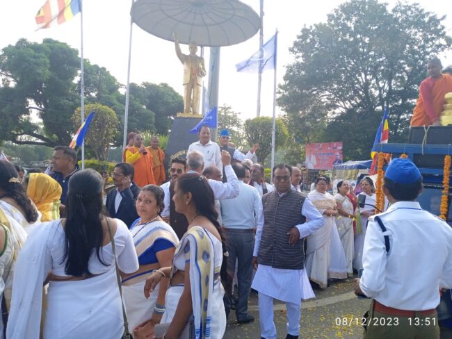 Betul Samachar : थाईलैंड से बैतूल पहुंची तथागत बुद्ध की अष्टधातु निर्मित प्रतिमा