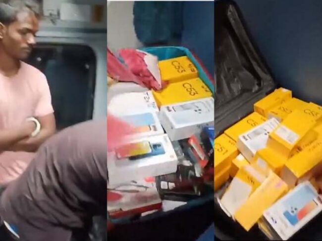 Betul Crime News : ट्रेन में चोरी का बड़ा खुलासा, 85 मोबाइल और 30 नग एयरबड्स और नैकबैंड जब्त