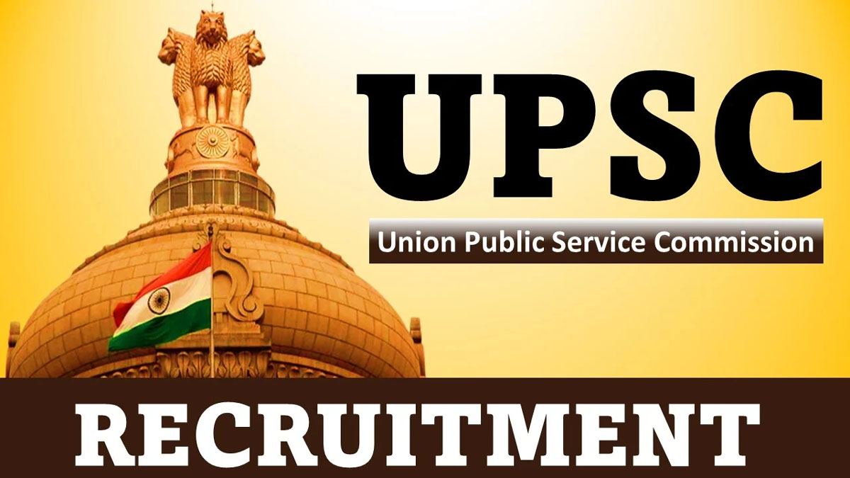 UPSC Recruitment 2023 : UPSC ने निकाली कई पदों पर भर्ती, 14 दिसंबर तक करें आवेदन, चेक करें डीटेल