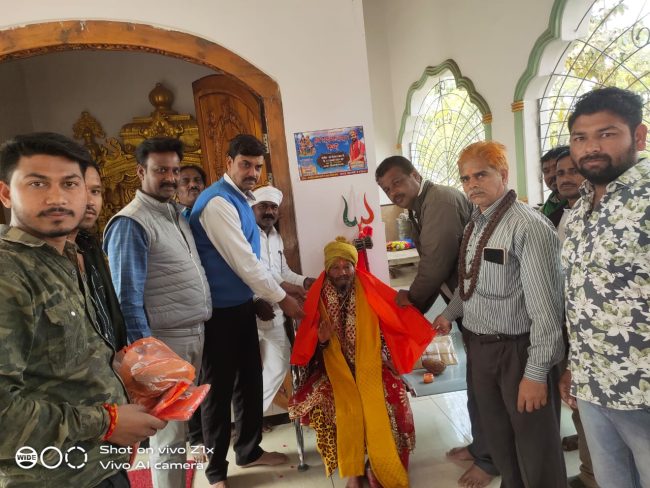 Betul Samachar : डाबरी आश्रम के त्यागी बाबा को मिला अयोध्या राम मंदिर प्राण प्रतिष्ठा में आने का निमंत्रण