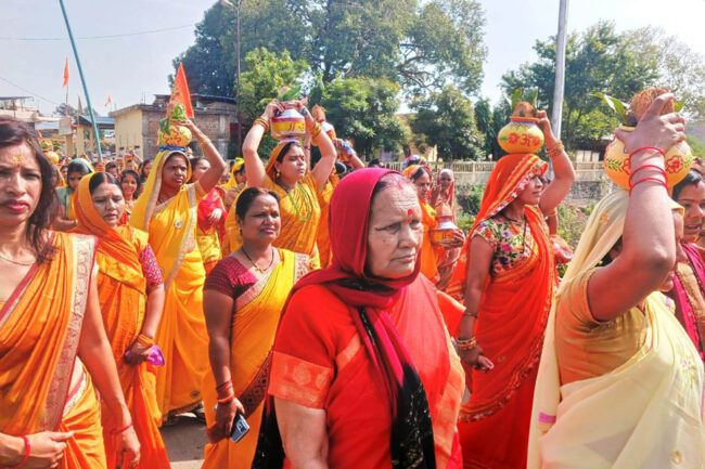 Betul News : भव्य कलश यात्रा के साथ महायज्ञ प्रारंभ