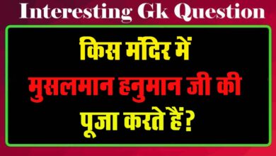 GK Questions : किस मंदिर में मुसलमान हनुमान जी की पूजा करते हैं?...