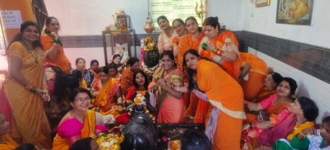 Betul News : शिव विवाह उत्सव के चौथे दिन थाना चौक शिवालय में हुआ मंडपाच्छादन