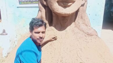 Betul Samachar : नारियल और जूट से बनाई आदियोगी शिव की 8 फीट ऊंची प्रतिमा, दर्शन करने पहुंच रहे श्रद्धालु