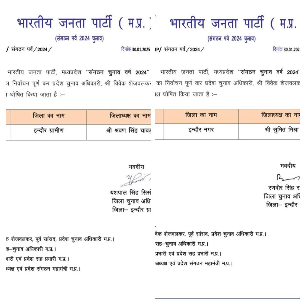 BJP President Announcement