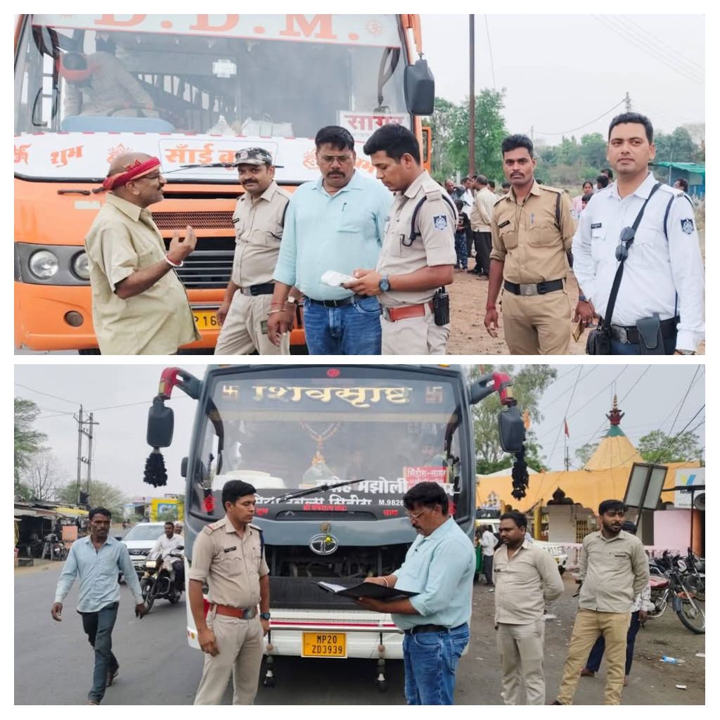 RTO fine on buses