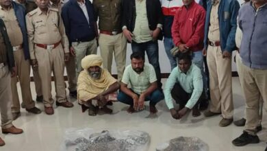 Chhindwara News : दो तेंदुए की खाल के साथ तीन गिरफ्तार, बटकाखापा में पुरानी खाल बेचने जा रहे तीन लोगों को वन विभाग की टीम ने दबोचा