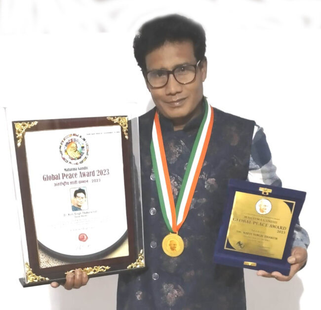 Betul Today News : बैतूल का कलाकार अंतर्राष्ट्रीय पुरूस्कार से सम्मानित