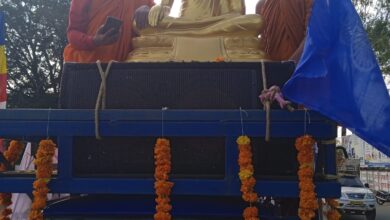 Betul Samachar : थाईलैंड से बैतूल पहुंची तथागत बुद्ध की अष्टधातु निर्मित प्रतिमा