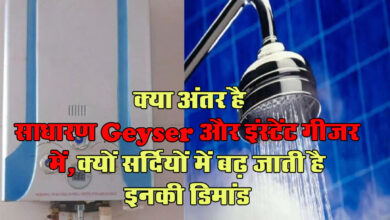 Instant Geyser : क्‍या अंतर है साधारण Geyser और इंस्टेंट गीजर में, क्यों सर्दियों में बढ़ जाती है इनकी डिमांड