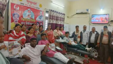 Betul Samachar : समाजसेवी बंडू लिखितकर के जन्म दिन पर 15 यूनिट हुआ रक्तदान