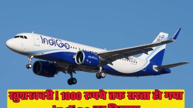 Indigo Flight Ticket Price: खुशखबरी! IndiGo ने किया बड़ा ऐलान, अब 300 से 1000 रुपये तक कम हो जाएगा फ्लाइट टिकट