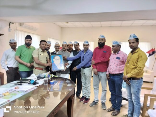 Betul News : बढ़ते अपराध, बेलगाम अवैध कारोबार पर अंकुश लगाने एसपी से मिले कार्यकर्ता